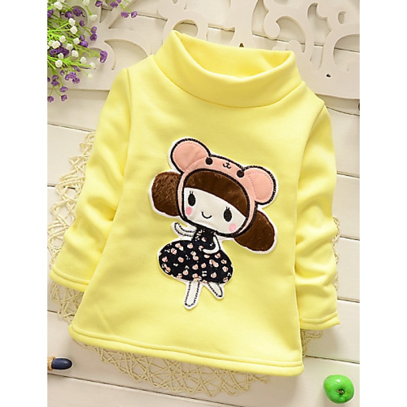 Girl Casual/Daily Print Tee,Cotton Spring / Fall Long Sleeve Regular  