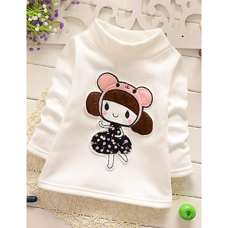 Girl Casual/Daily Print Tee,Cotton Spring / Fall Long Sleeve Regular  