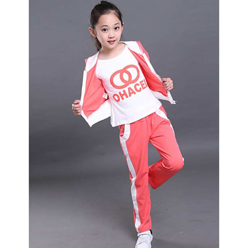 Girl's Cotton Spring/Autumn Tracksuit Fa...